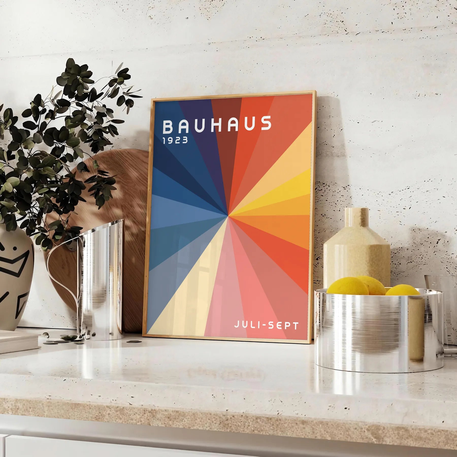 Poster space Bauhaus art prints perfect wall captivating posters modern design timeless style ideal gift sizes A4 cm A0 decor needs artwork today